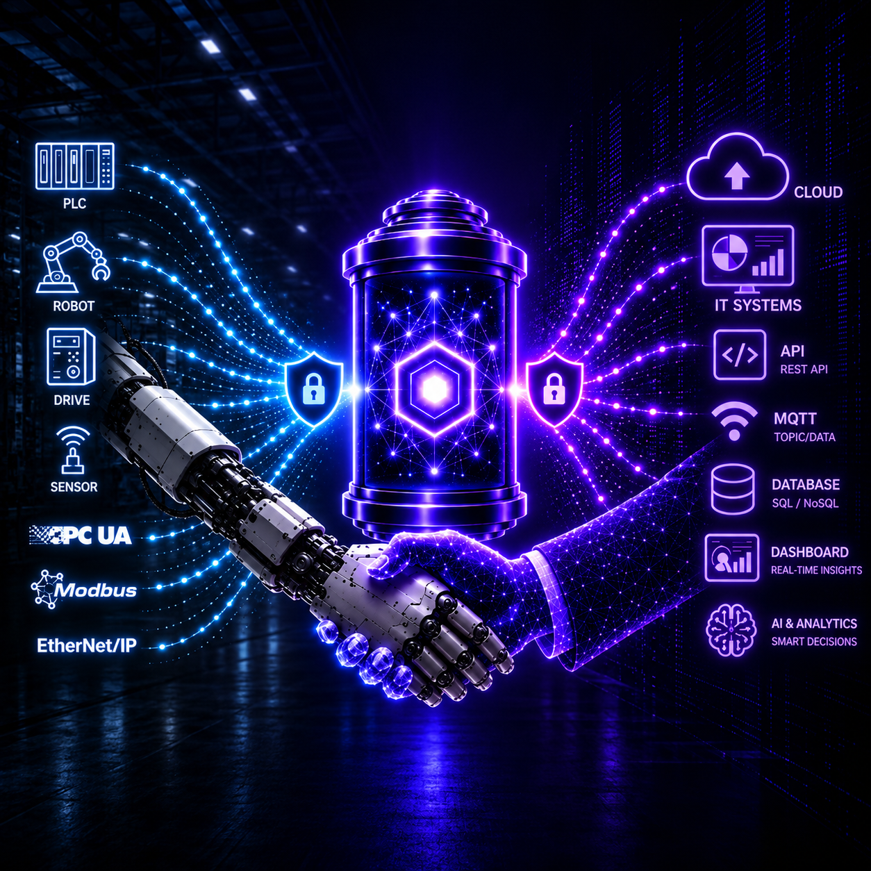 OT/IT Convergence: Secure Data Flow